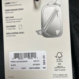 Brand new adidas back pack